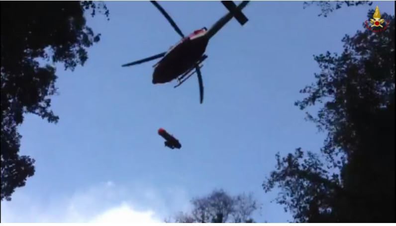 Precipita in una gola a San Luca, recuperata un’escursionista