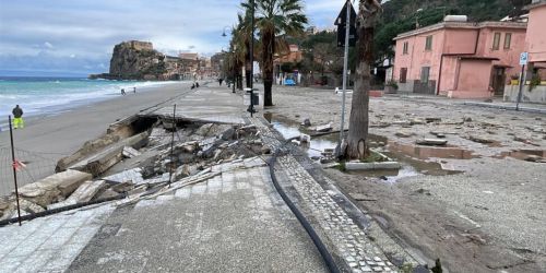 mareggiata scilla danni