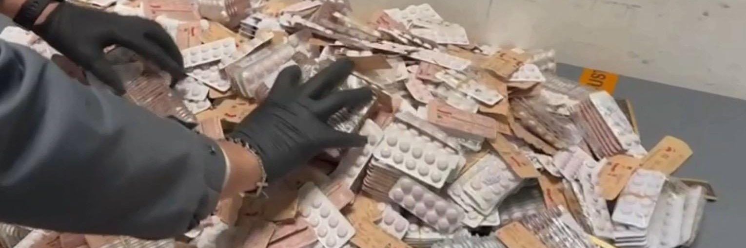 Sequestrati 6 mila farmaci irregolari per la vendita in Italia
