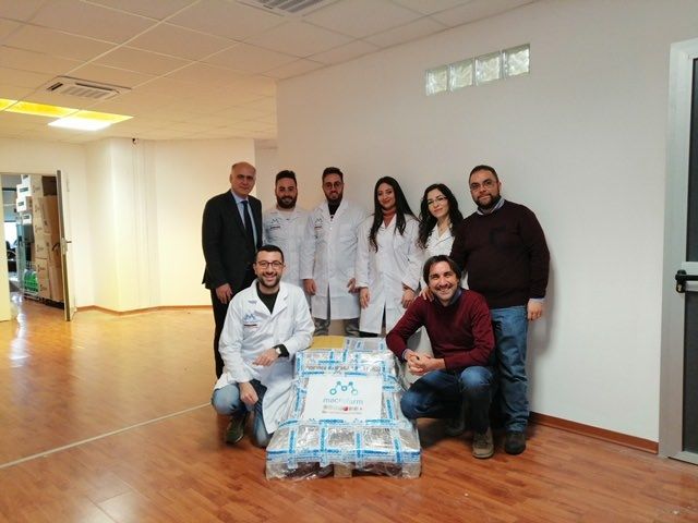 Coronavirus, dall'Unical 40 chili di gel igienizzante a Codogno