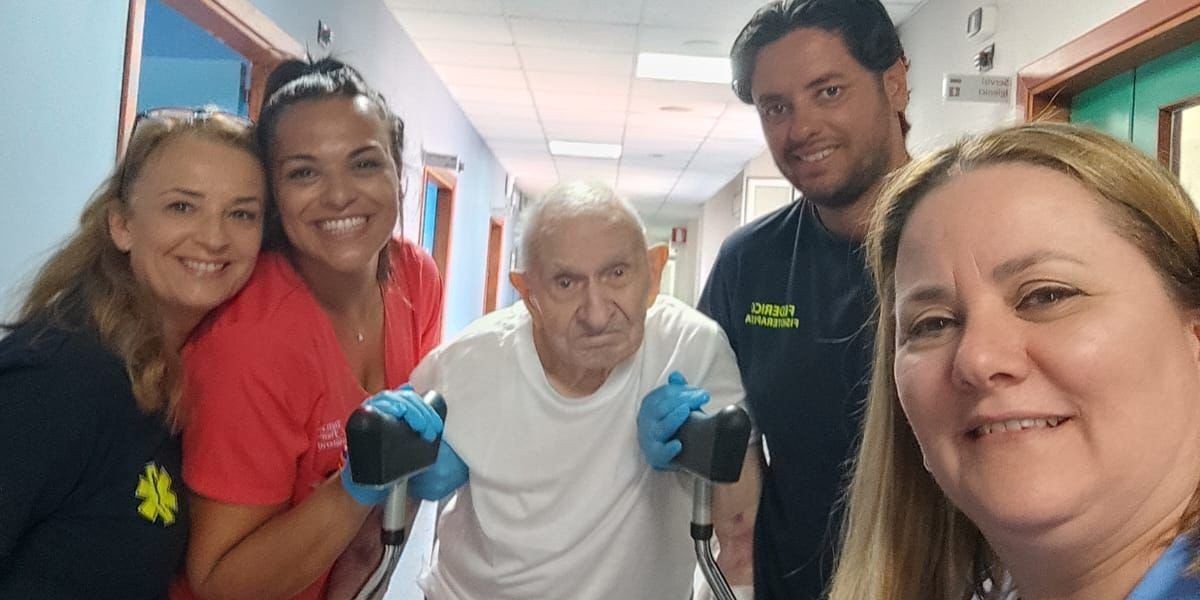 Polistena, a 102 anni operato di femore all’ospedale: torna a camminare dopo pochi giorni