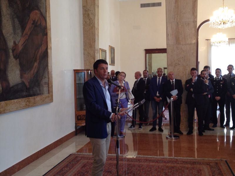 LA VISITA | Renzi dà l'ok alla data per le regionali