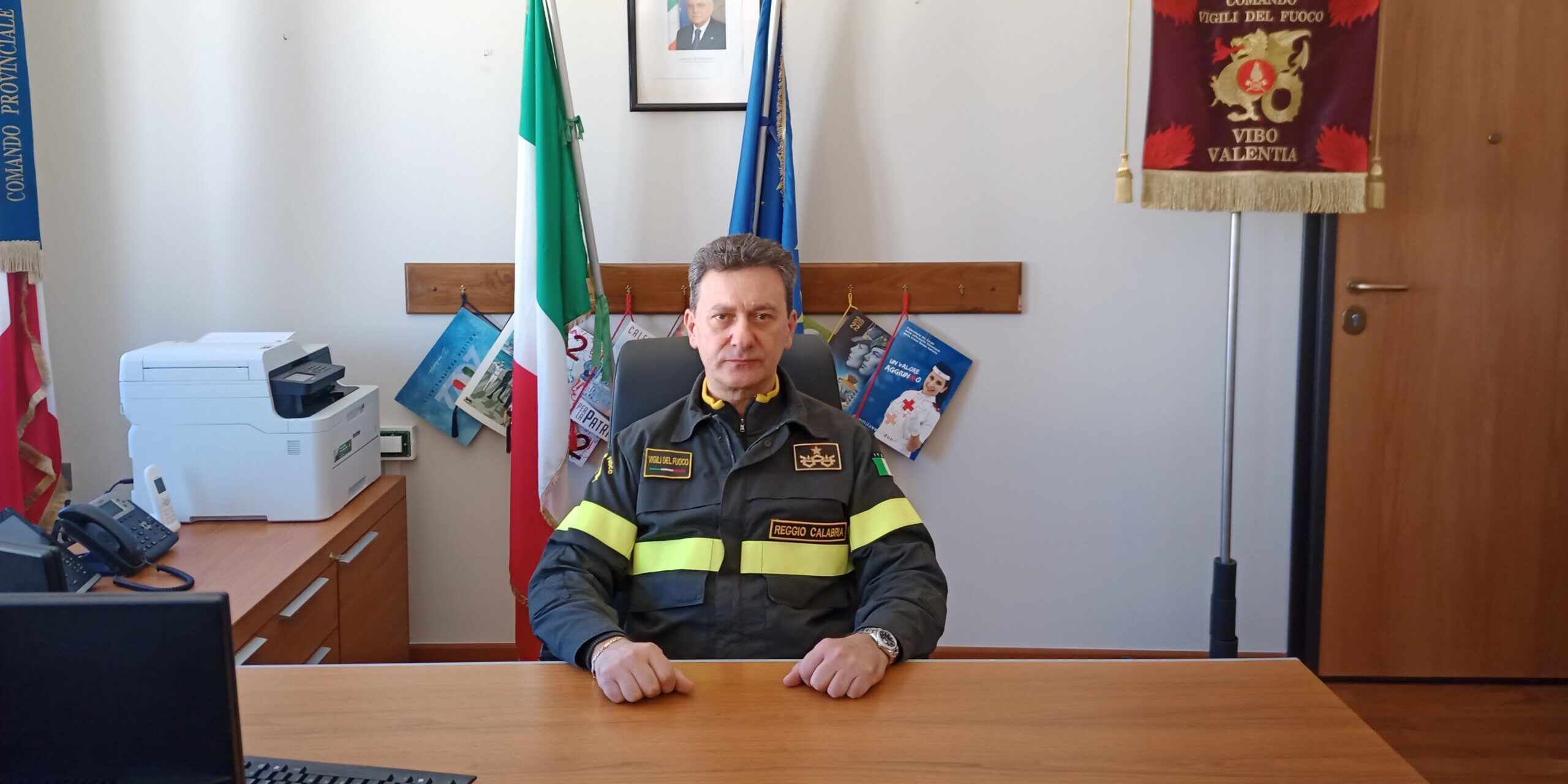 Vibo Valentia, Antonino Casella è il nuovo comandante provinciale dei Vigili del Fuoco