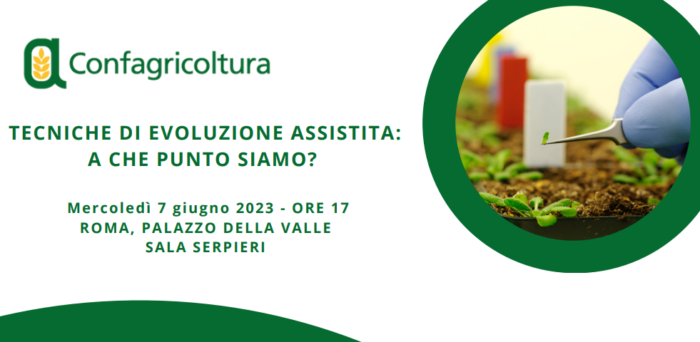 Tecniche ed evoluzione assistita, a Roma l’incontro di Confagricoltura