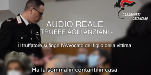truffa anziani finto carabiniere
