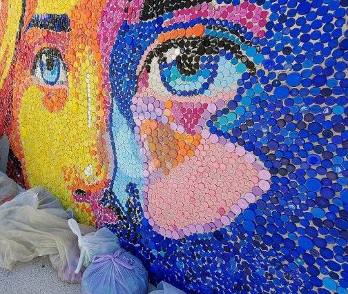Nascerà a Crotone il murale con tappi di plastica più grande d’Europa