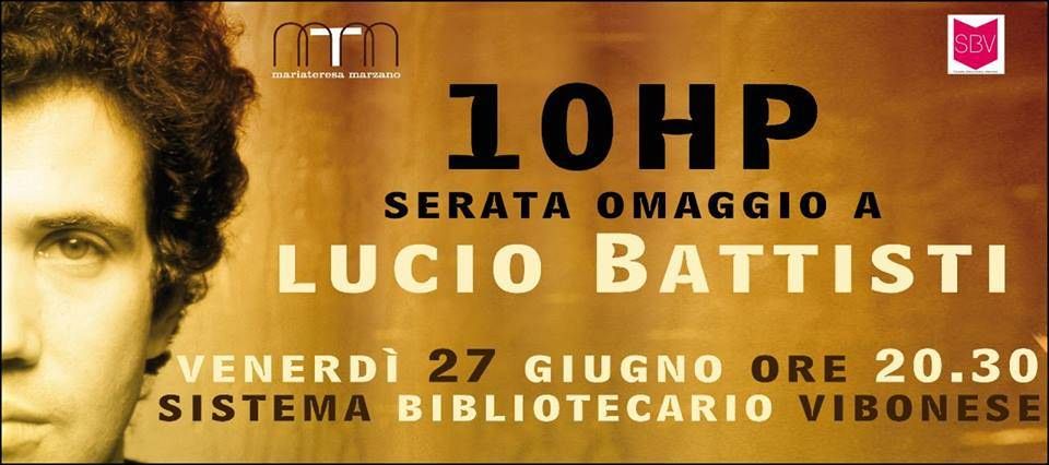 Vibo, omaggio a Lucio Battisti tra note e libri