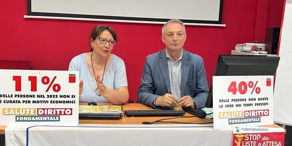 Stop ai tempi biblici di attesa in sanità, Federconsumatori e Cgil lanciano la campagna in Calabria