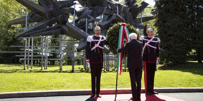 Mattarella: «La Costituzione nacque dove caddero i partigiani»