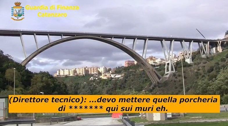 “Brooklyn”, i tecnici intercettati: 30mila chili di «porcheria» acquistati per il ponte Morandi e la “due Mari”