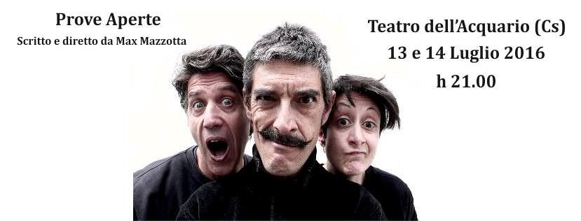 "Prove aperte" al Teatro dell'Acquario