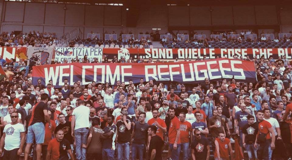 Per Cosenza-Foggia 400 migranti sugli spalti