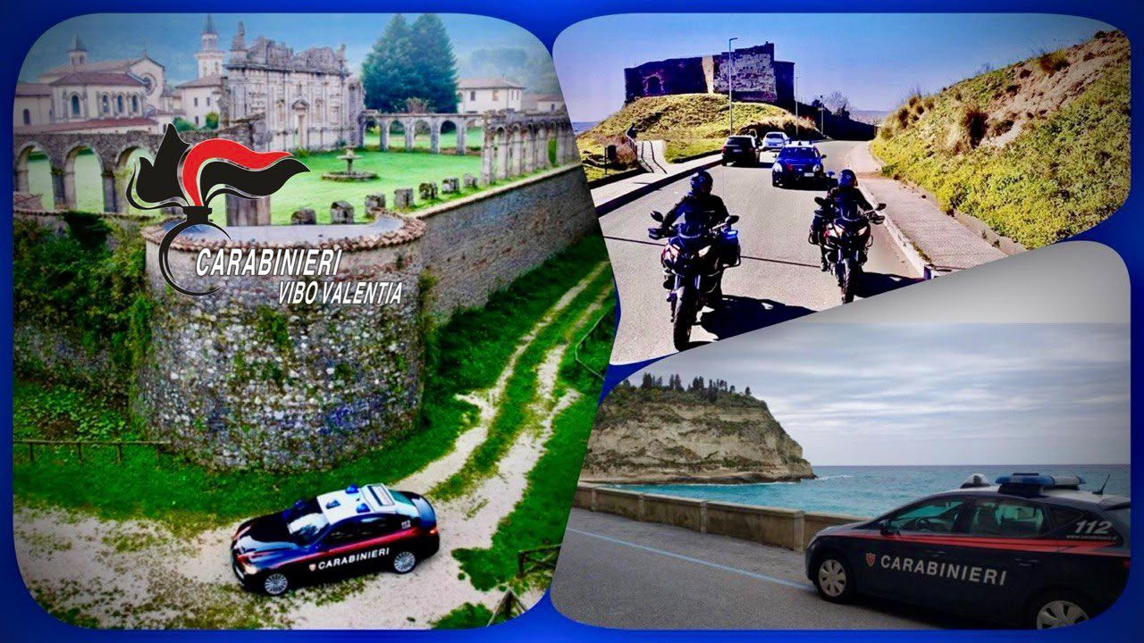 Controlli dei Carabinieri nel Vibonese, una denuncia per violazione della sorveglianza. In 7 deferiti a Tropea