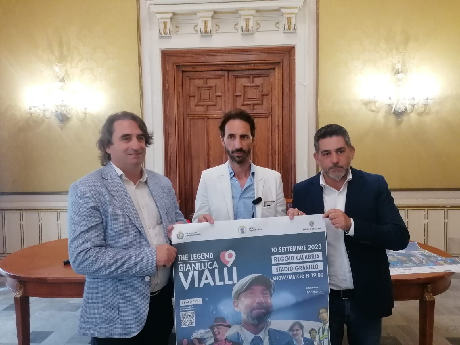 Quell’evento dedicato a Vialli al Granillo. Dalla famiglia: «Nessuna autorizzazione»