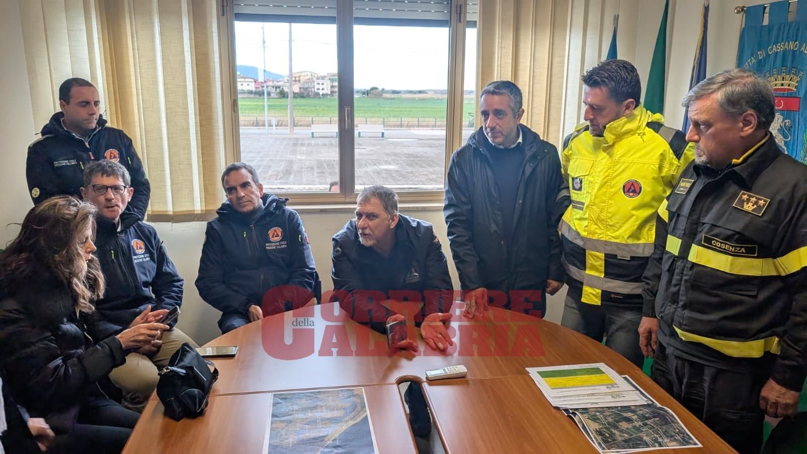 Maltempo e allagamenti nella Piana di Sibari, sopralluogo e riunione operativa con Ciciliano – FOTO