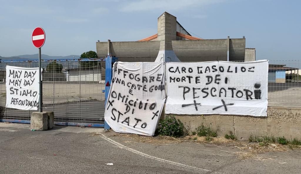 Caro gasolio, prosegue la protesta dei pescatori a Corigliano Rossano