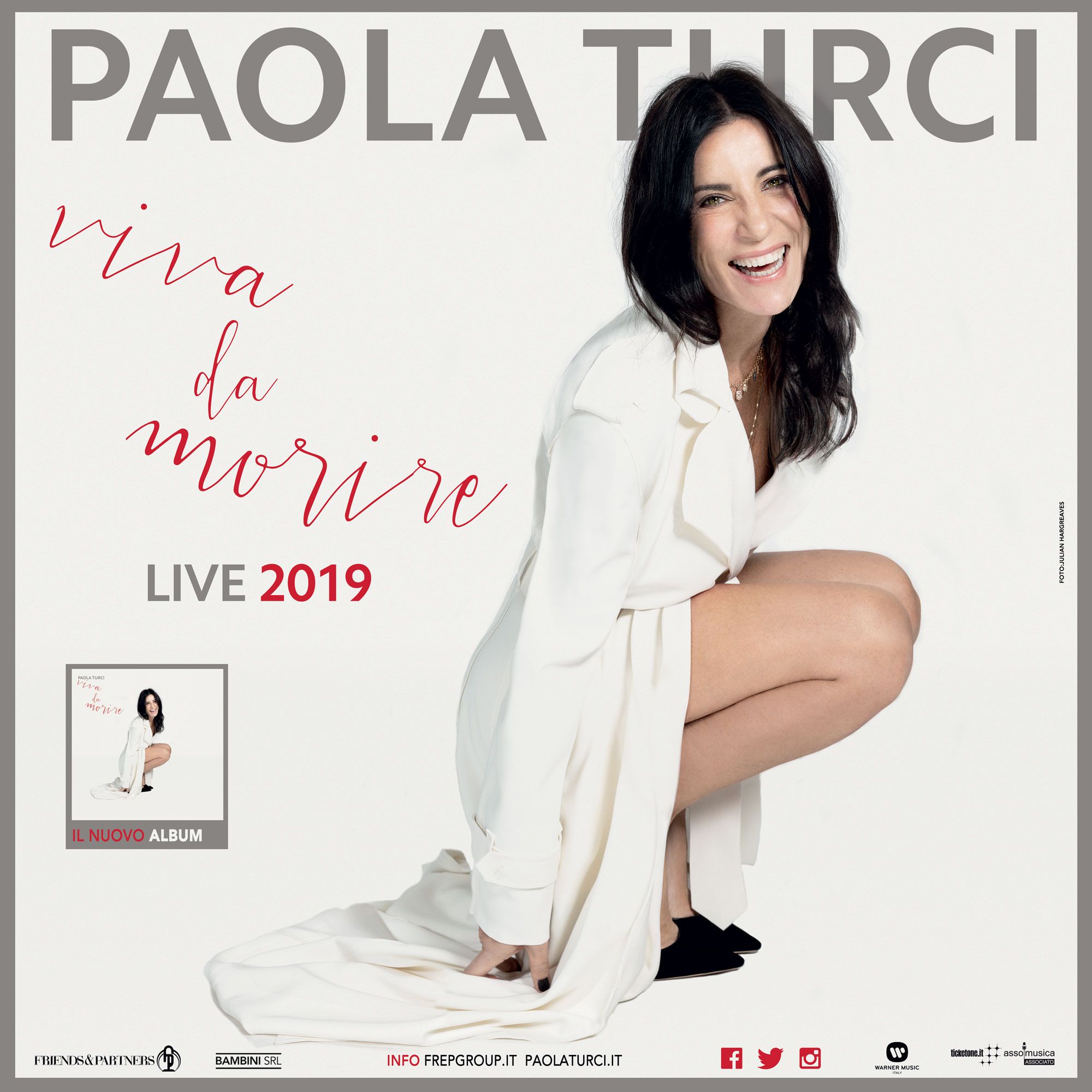 Paola Turci in concerto al Cilea di Reggio Calabria