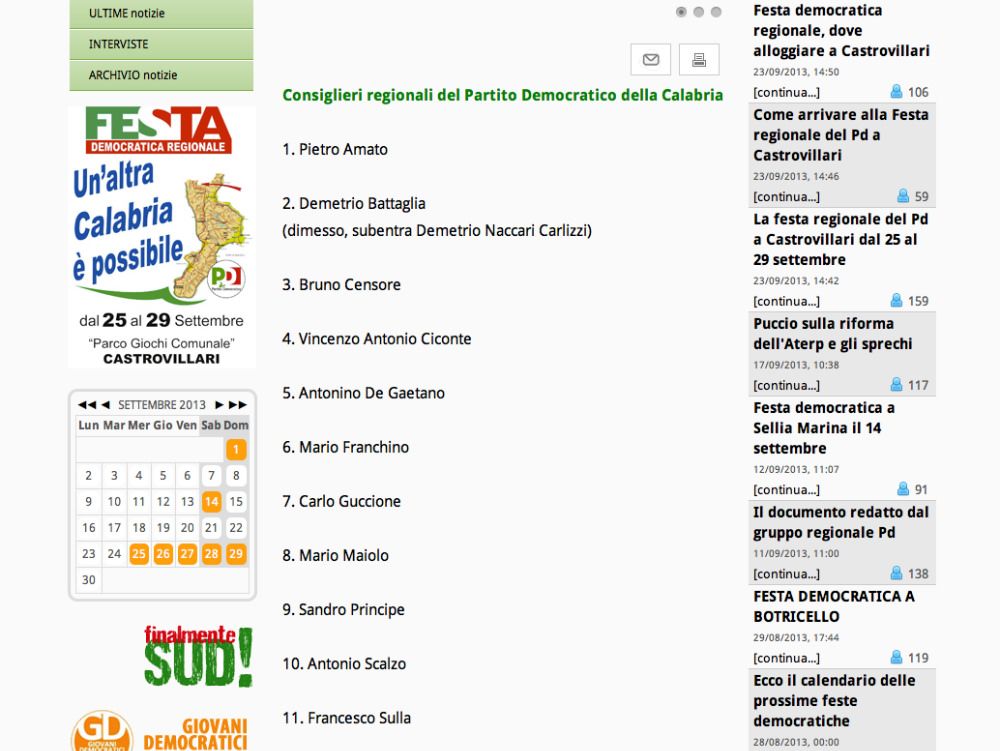 Il Pd "dimentica" Adamo e Giamborino