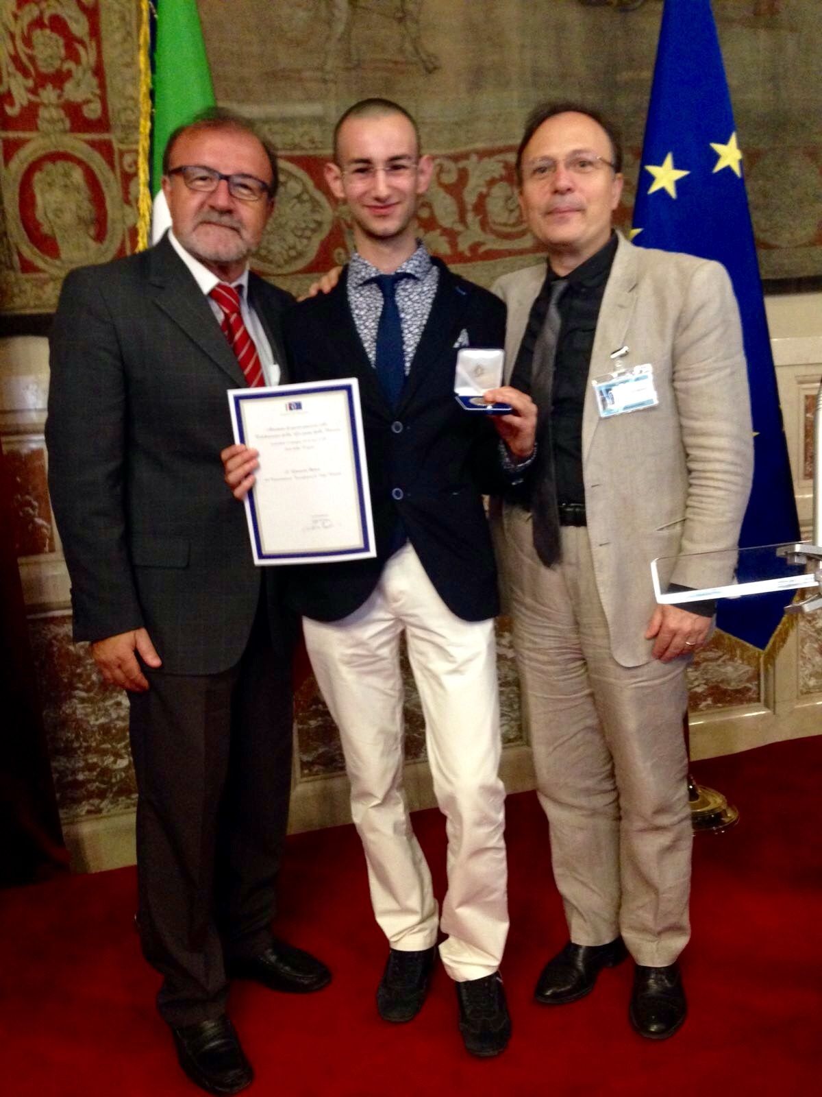 Un giovane talento di Vibo premiato alla Camera  