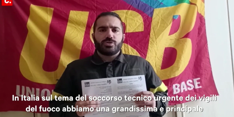 Parte dalla Calabria l’appello dei Vigili del fuoco: «Assunzioni per adeguarci agli standard Ue» – VIDEO