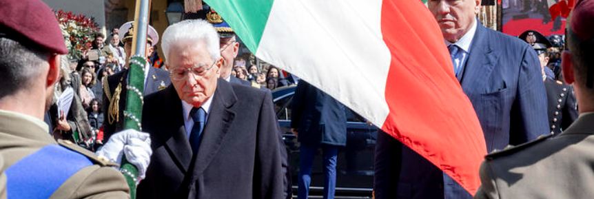 Mattarella: «Doverosa l’unità popolare sull’antifascismo»