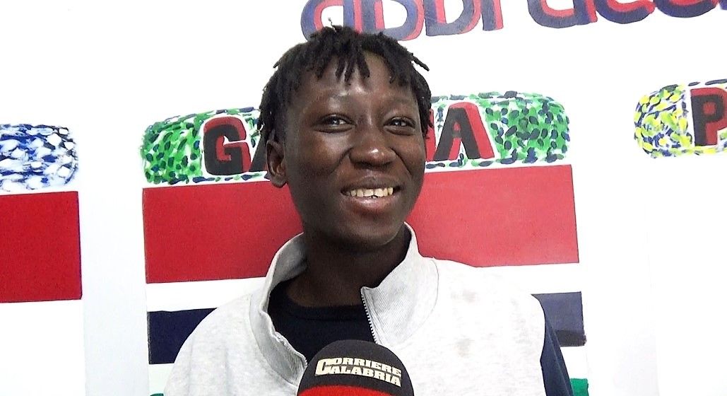 Alieu dal Gambia in Calabria, un viaggio lungo un anno e otto mesi