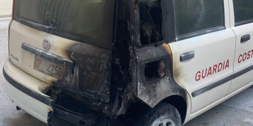 praia a mare incendio guardia costiera