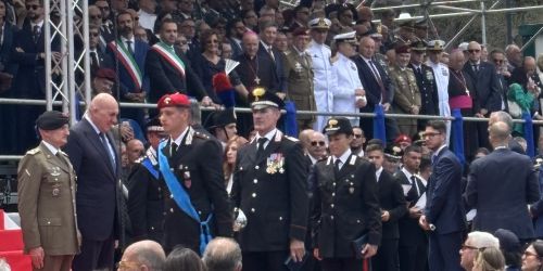 Festa dell'Arma a Reggio, Federica Brignone promossa al grado di maresciallo dei carabinieri