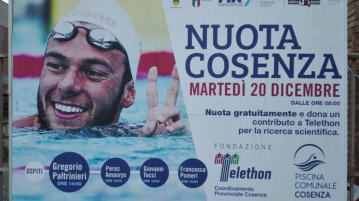 Nuoto, l’olimpionico Paltrinieri a Cosenza