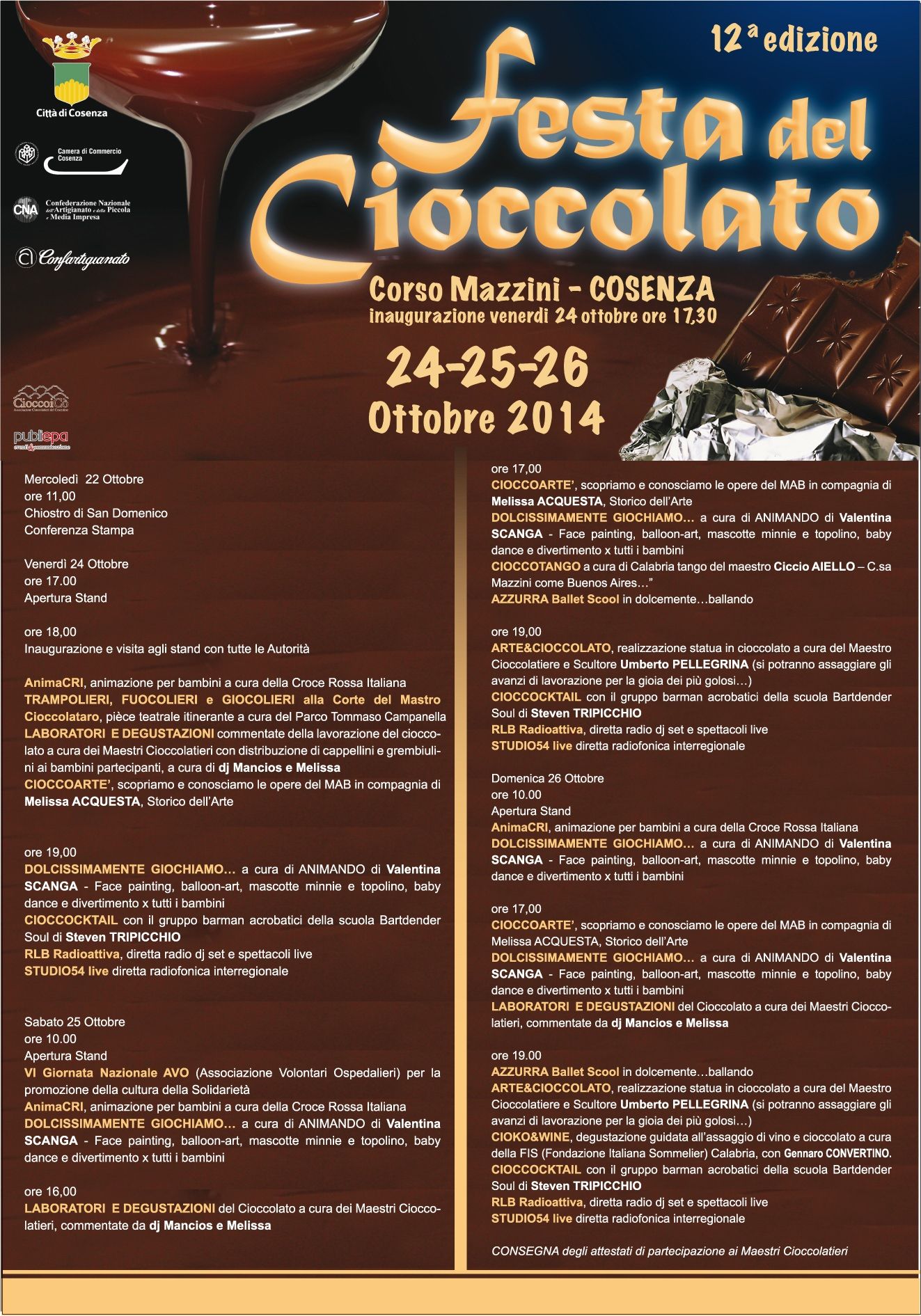 A Cosenza un weekend molto dolce