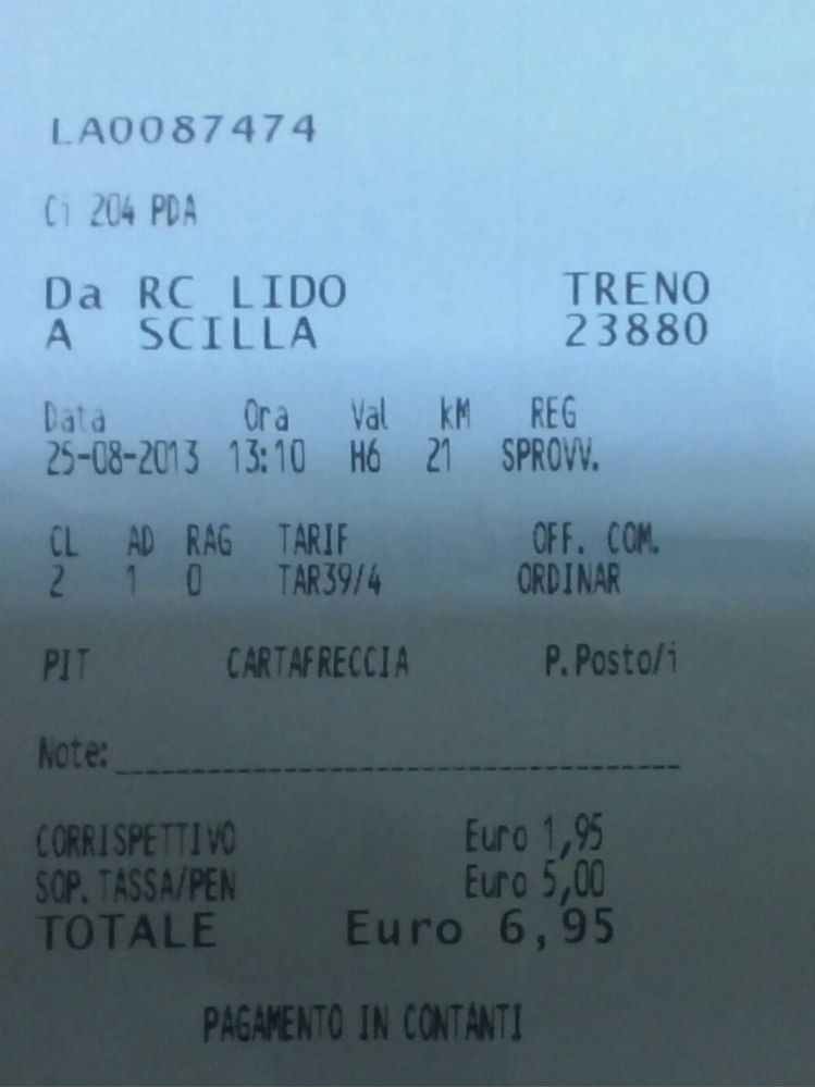 «Sui treni d`a… mare anche i giovanissimi pagano il biglietto»