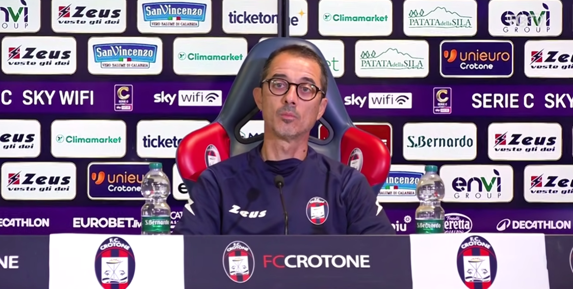 Crotone, Longo: «Abbiamo seminato bene. Forse non sarò io a raccogliere, ma le basi sono solide»