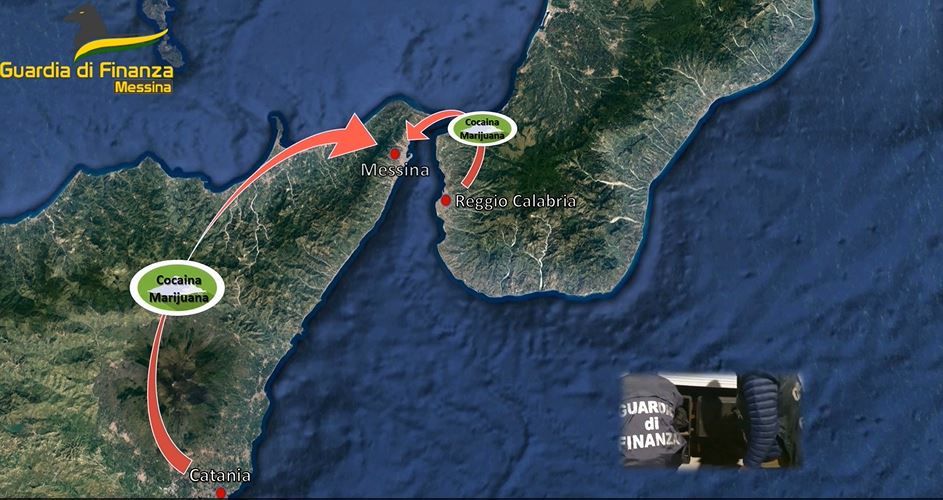 Blitz antidroga: dalla Calabria a Messina stupefacenti consegnati in ambulanza, 54 arresti – VIDEO E NOMI