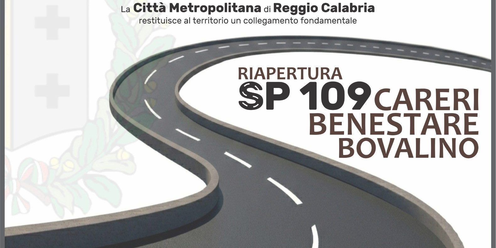 Riapre la SP 109 tra Careri, Benestare e Bovalino. Domani la cerimonia ufficiale