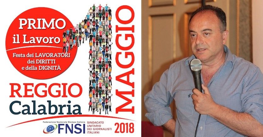 Primo maggio, anche Gratteri a Reggio con l'Fnsi