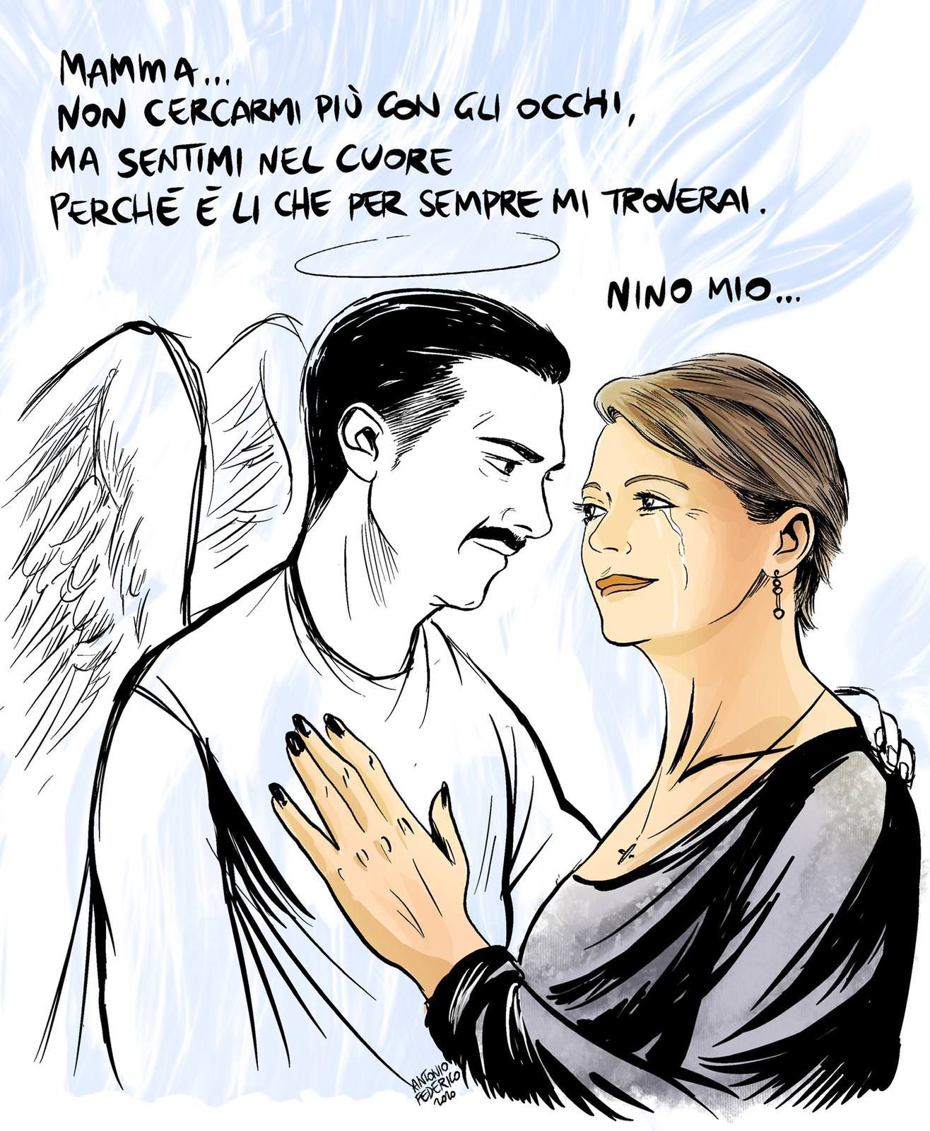 Un ritratto per la madre di Nino Candido, il "pompiere eroe" di Reggio