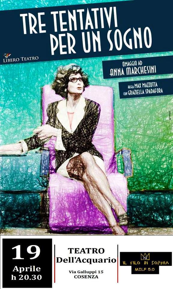 A Cosenza l'omaggio di Mazzotta ad Anna Marchesini