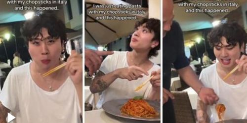 Mangiare gli spaghetti con le bacchette? Un tiktoker scopre che Cosenza è "vietato"