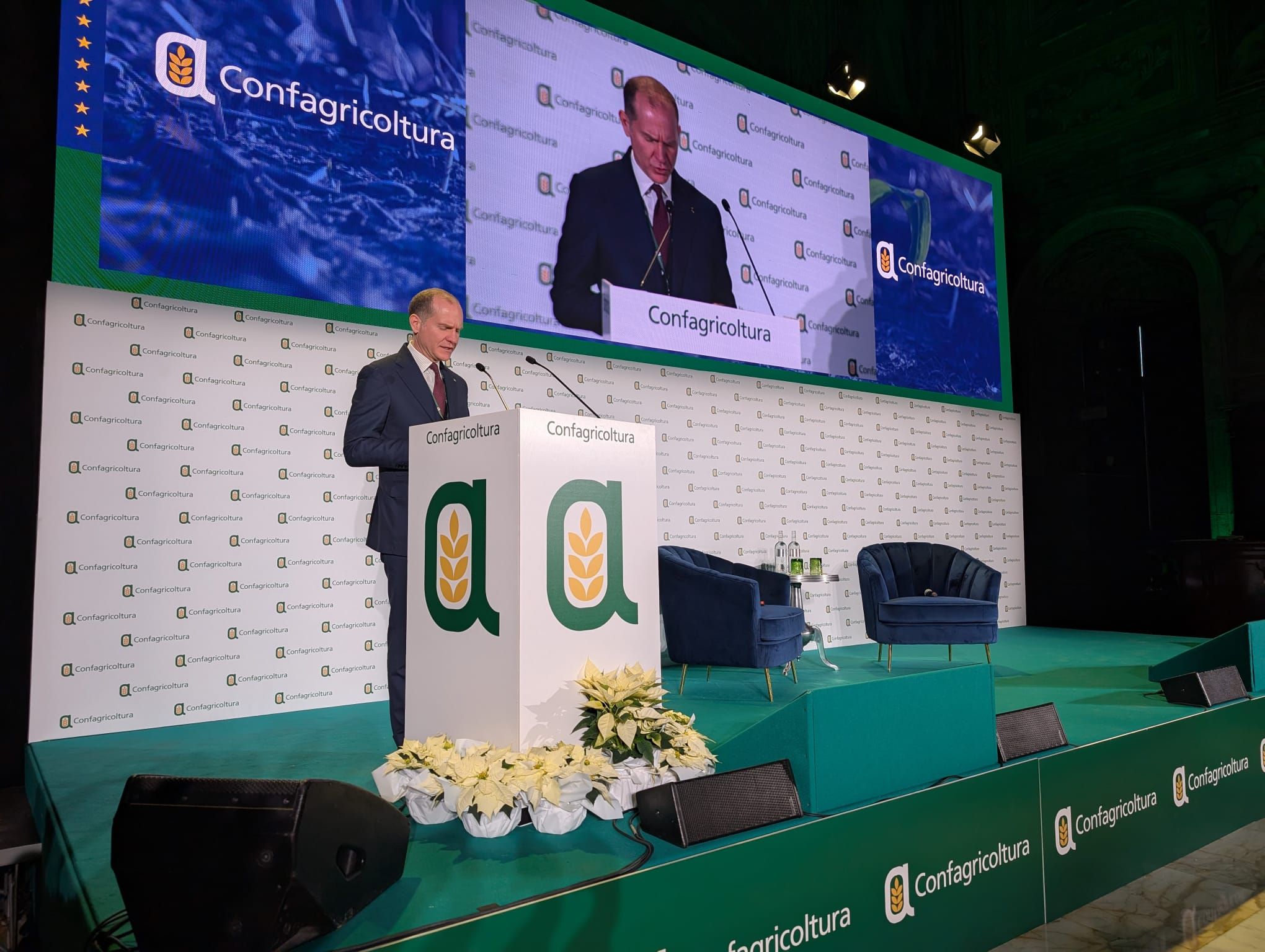 Assemblea Confagricoltura, Giansanti: «Sul Mercosur siamo per un no chiaro»