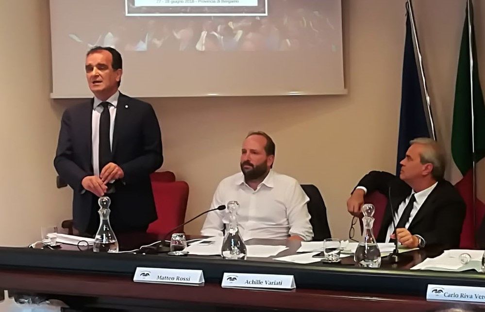 Bruno all'assemblea di Bergamo: «Restituire autorevolezza alle Province»