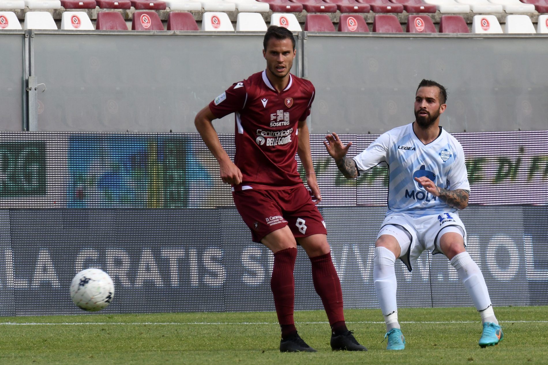 Sonora batosta in casa della Reggina. Finisce 1-4 per il Como
