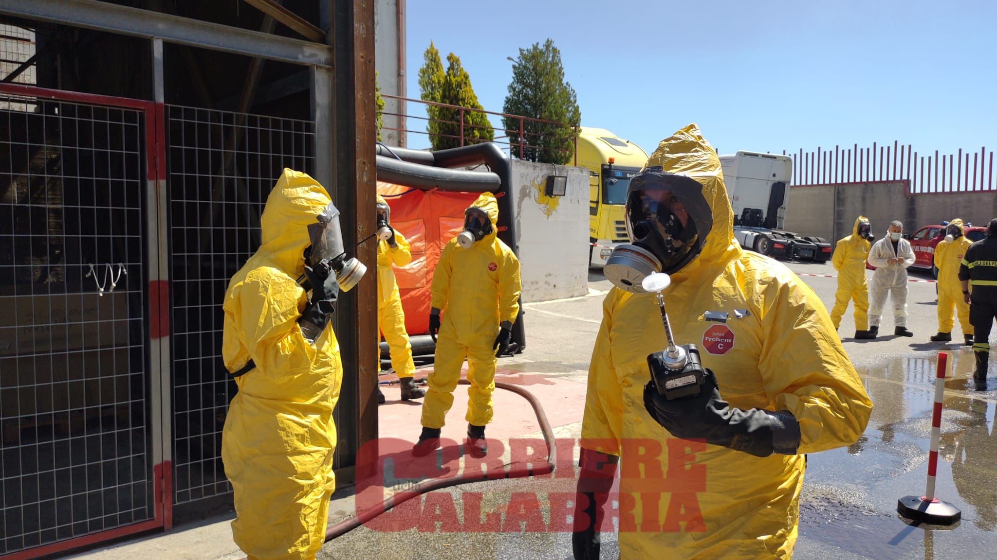 Rischi batteriologici, chimici e nucleari. A Lamezia la formazione dei Vigili del fuoco – VIDEO