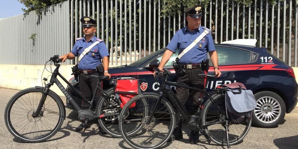 Crotone, bici elettriche rubate ai turisti: recuperate dai carabinieri