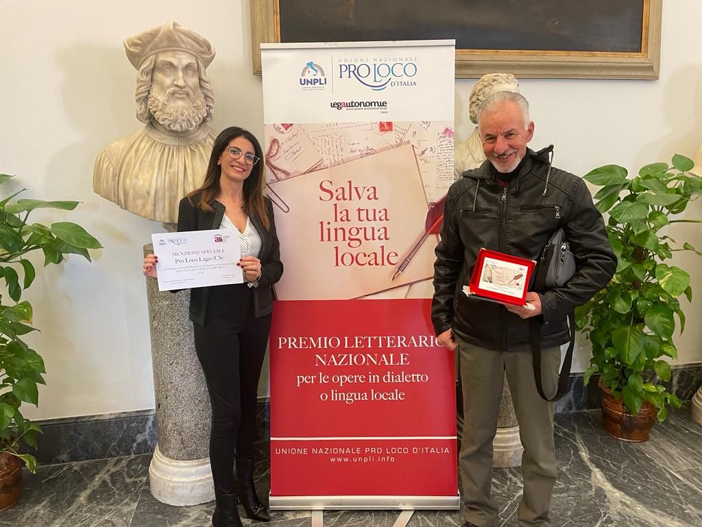 Roma, scrittore di Lago trionfa al premio “Salva la tua lingua locale”