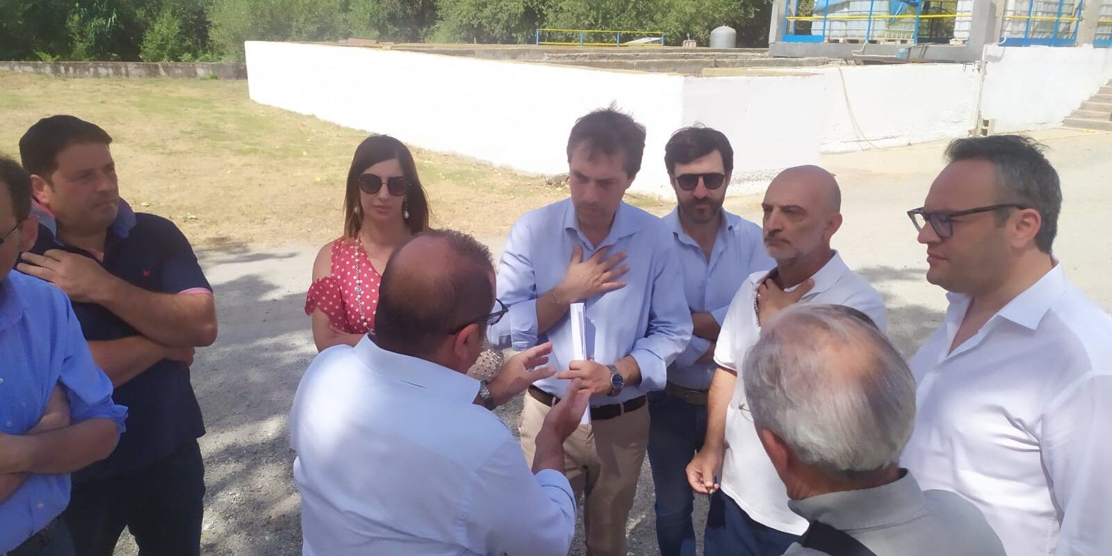 Catanzaro, Fiorita apre ufficialmente il primo dossier: sopralluogo al depuratore di Lido