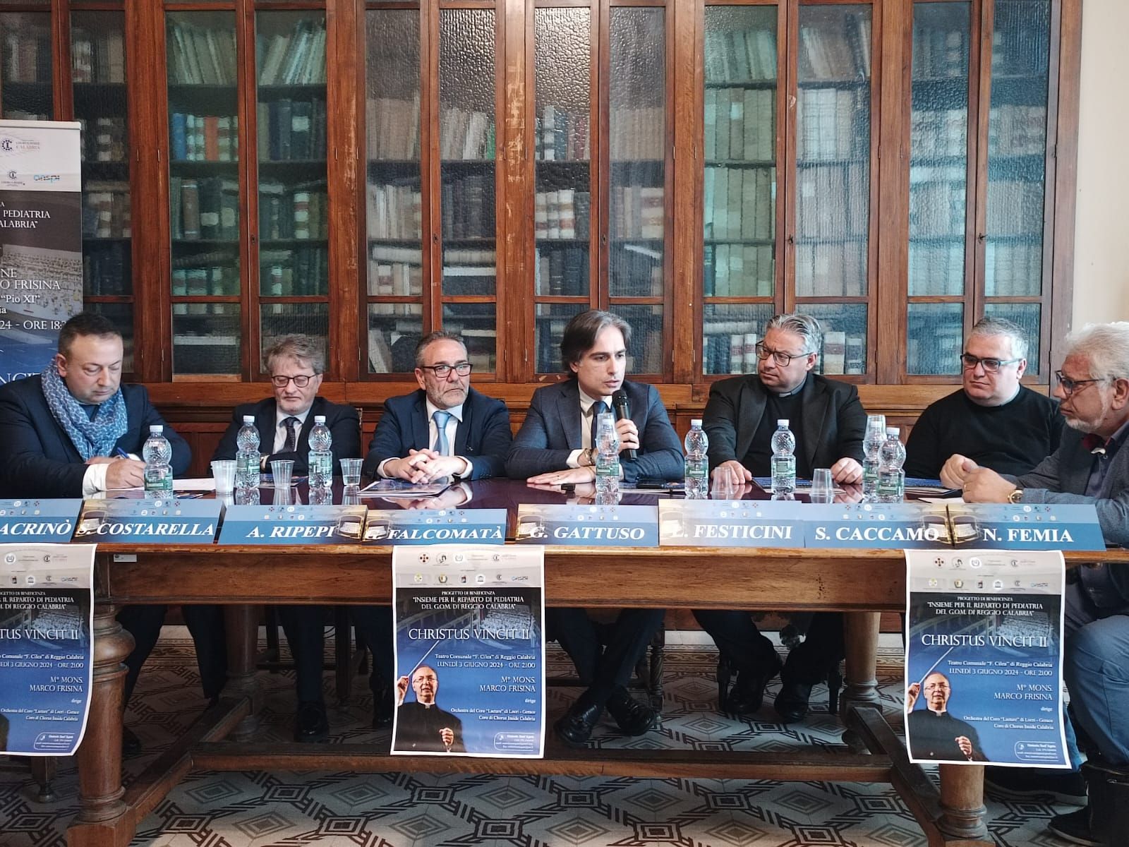 Insieme per il reparto di Pediatria del Gom: presentato a Reggio il concerto di beneficenza “Christus Vincit II”
