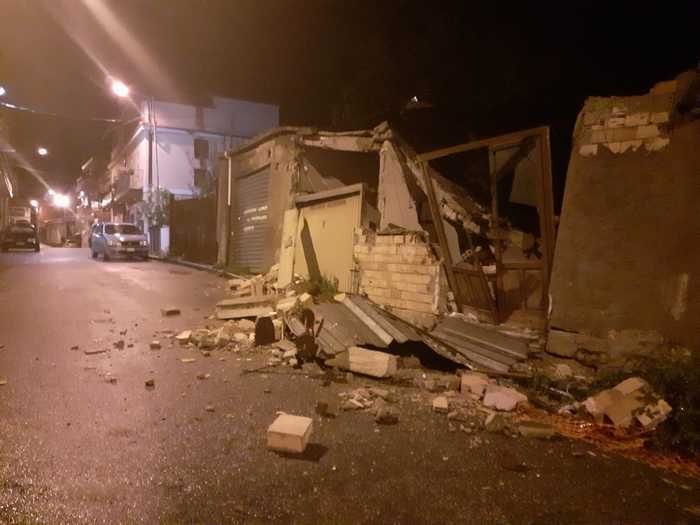 Maltempo, crollano a Vibo due costruzioni vicine a una vecchia frana