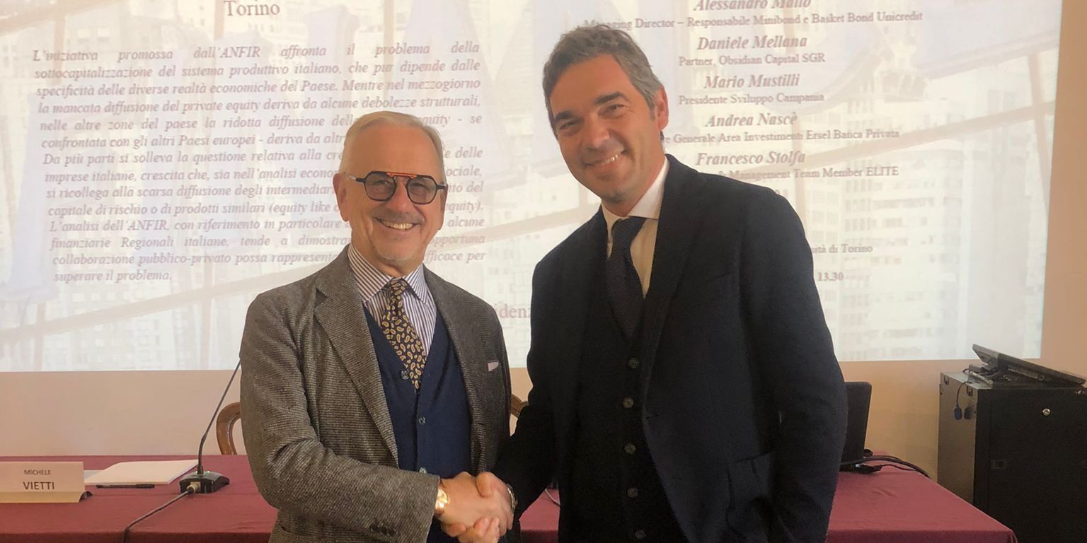 Zes unica, Zanfino responsabile e coordinatore nazionale delle Finanziarie regionali