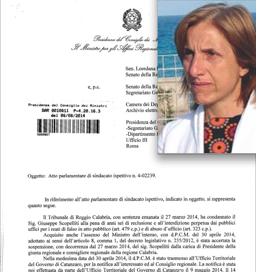 L'oscuro papello del ministro Lanzetta