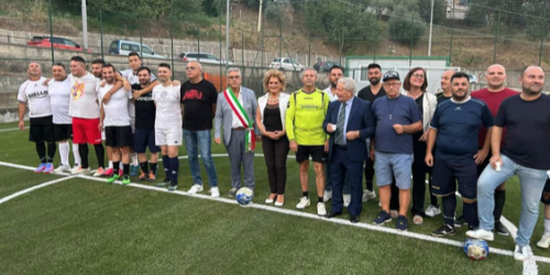 Lappano, inaugurati i campetti di calcio e tennis